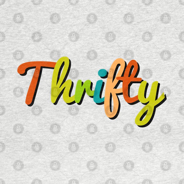 Thrifty Colorful Typography Title for Careful Kids by Inspire Enclave